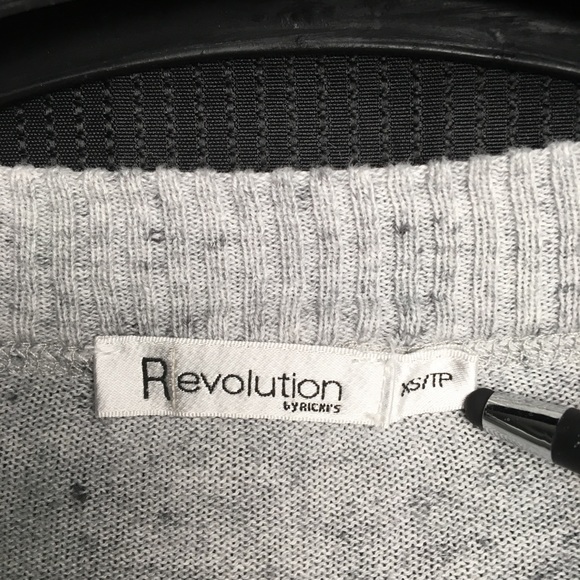 Revolution Ladies Light Grey XS 3/4 Sleeves Sweater Pull Over Top - Picture 6 of 8